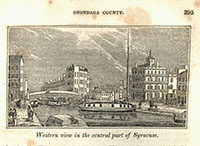 Print: Western View in Central Part of Syracuse